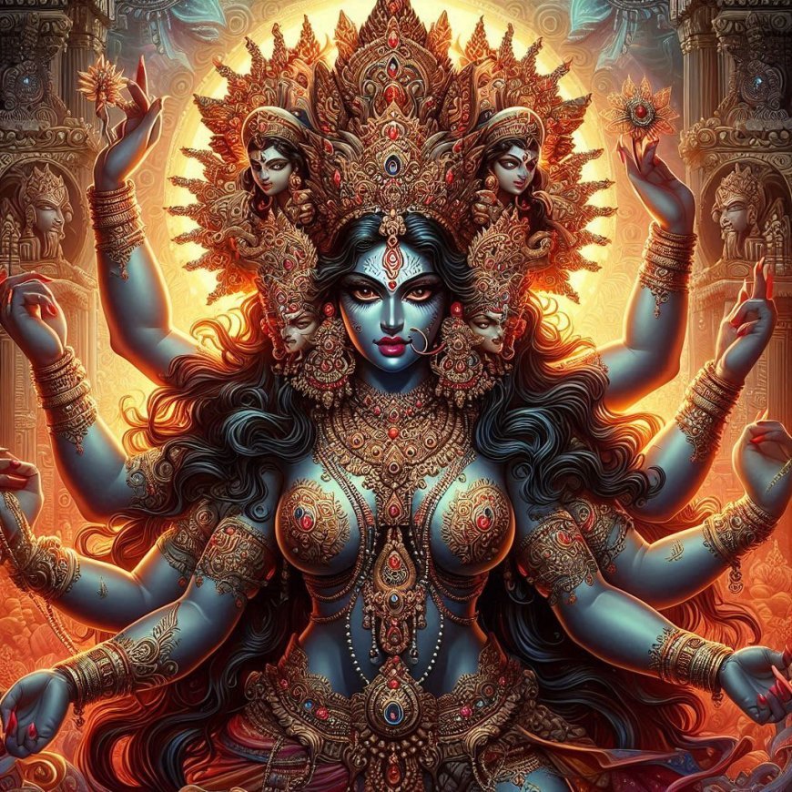 काली काला रात्रि Kālarātri: The Yogini of Destruction and Transformation