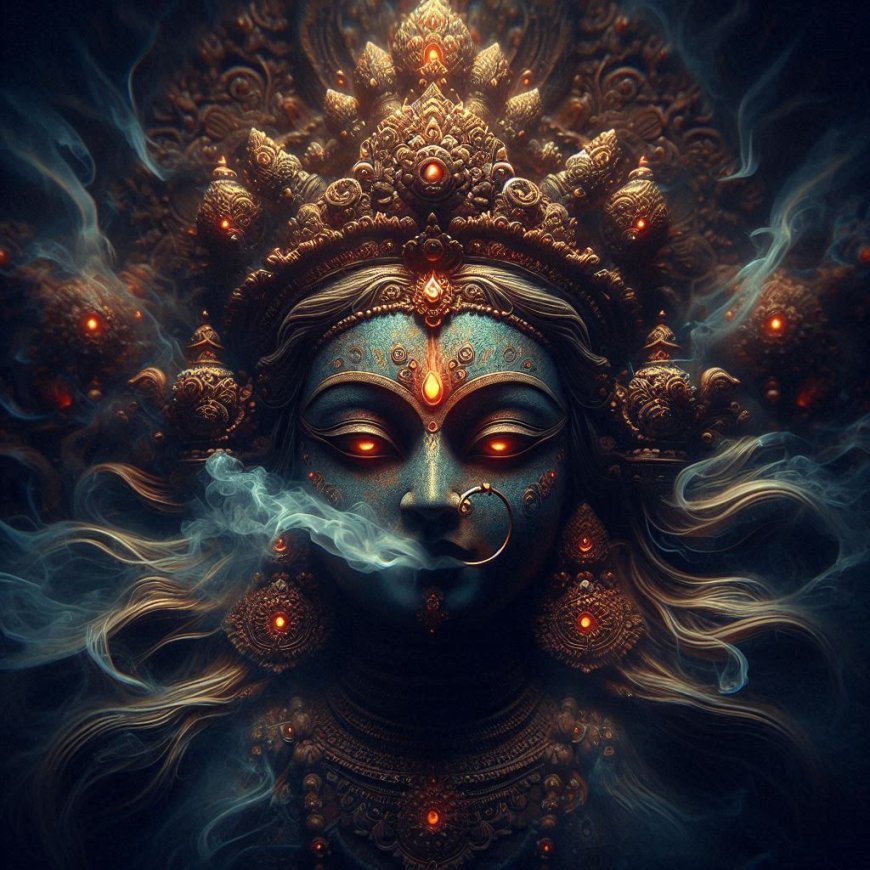 The Mystical Legend of Dhūmrākṣī: Unveiling the Shadowy Guardian of the Forest