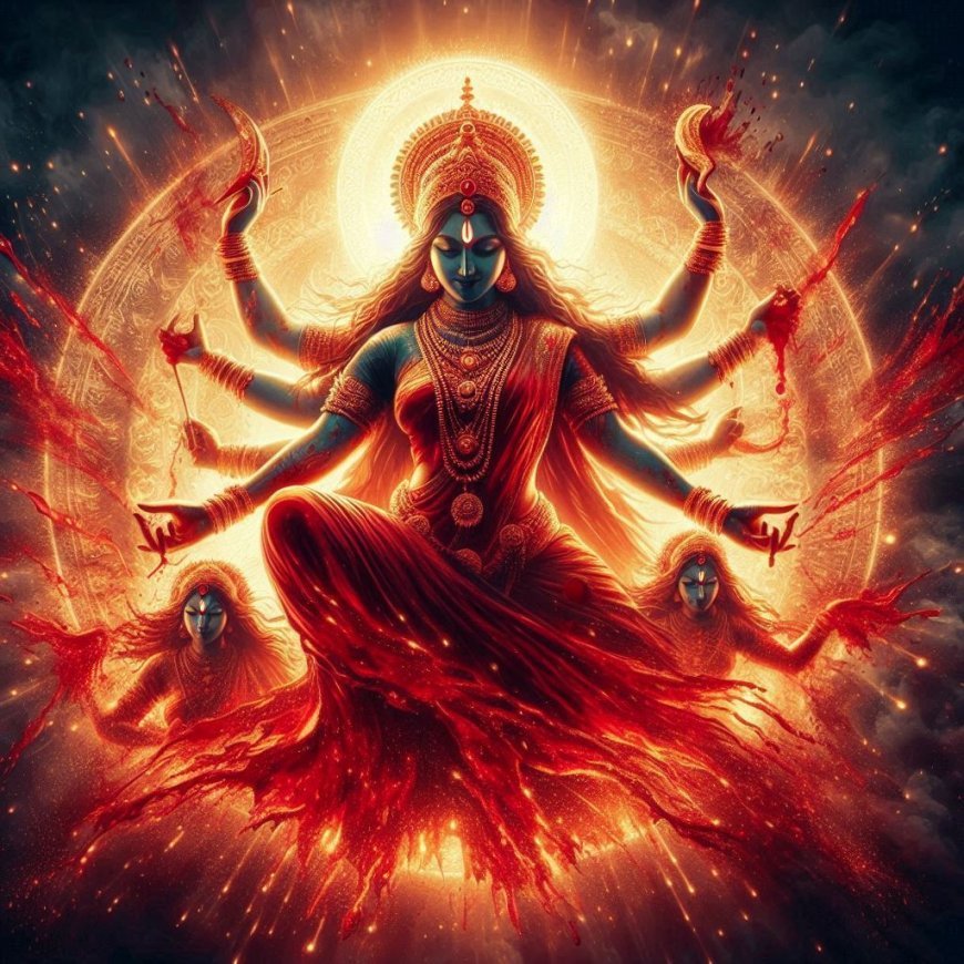 The Powerful Yogini in Tantric Practices and Her Role in Awakening Inner Energy"रक्ता  raktā