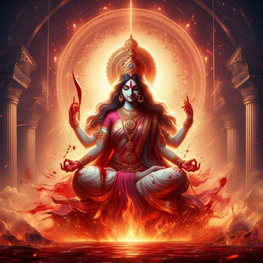 The Powerful Yogini in Tantric Practices and Her Role in Awakening Inner Energy"रक्ता  raktā