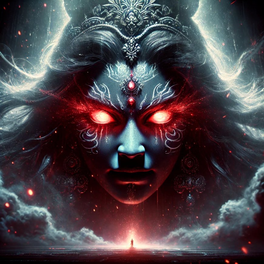 "The Blood-Red Gaze: Unveiling the Legend of Ghoraraktakshi"घोररक्ताक्षी.